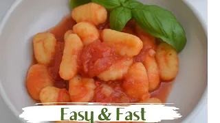 Easy gnocchi with tomato sauce recipe