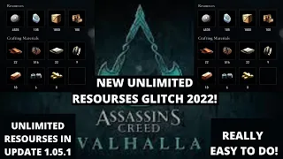 AC VALHALLA UNLIMITED RESOURSES 2022! (IRON,LEATHER,TITANIUM,INGOTS)