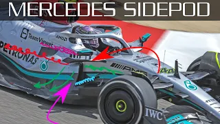 How do the Mercedes Sidepods Work? - Aerodynamic Analysis