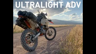 Ultralight ADV -  20days/3200miles solo on a KTM 350 EXC-F (Mosko Moto R40 packed, tools, gear, etc)