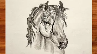 How to Draw a Horse🐴 | Horse Drawing Easy