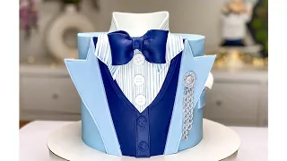 An elegant suit that you can eat | Shirt cake