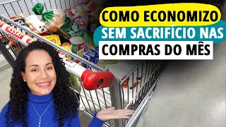 COMPRAS DO MÊS de Junho com R$ 428,18 | ECONOMIZANDO no SUPERMERCADO SEM SACRIFÍCIO