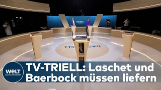 BUNDESTAGSWAHL 2021: Spannung vor dem Triell - Kann Laschet gegen Baerbock und Scholz punkten?