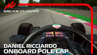 Daniel Ricciardo's Pole Lap | RB14 Mod by @BubaAC1 | 2018 Mexican Grand Prix | #assettocorsa