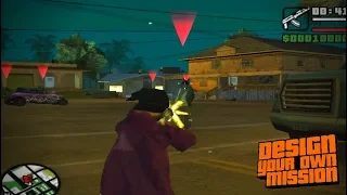 GTA San Andreas DYOM: Conquer the Grove / Stealing the car in hell