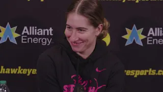 Iowa Women's Basketball Press Conference 3-1-24