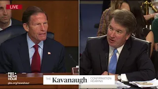 Did Kavanaugh talk with the White House about the Mueller probe?