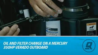 Oil and Filter Change on a Mercury 350hp Verado Outboard