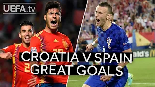 CROATIA v SPAIN Great Goals | #UNL Final