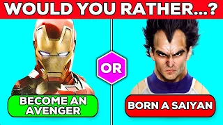 Would You Rather? (MARVEL VS ANIME)