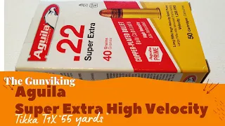 Aguila .22LR Super Extra High Velocity Tikka T1X