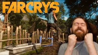 Реакция на Far Cry 6. (Забавные моменты с Recrut999 и Мишей Miklrabbit)
