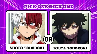 PICK ONE KICK ONE MY HERO ACADEMIA EDITION 💥❄🔥⚡👊