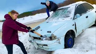 РАЗБИЛИ МАШИНУ. ВОЗВРАЩЕНИЕ ГОПНИКОВ. УНИЧТОЖИЛИ АВТО