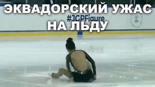 WORST PERFORMANCE BY A GIRL FIGURE SKATER AT THE GRAND PRIX