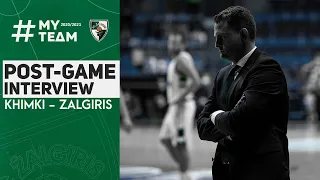 Coach Schiller talks about gritty win against Khimki