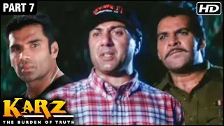 Karz Hindi Movie | Part 7 | Sunny Deol, Sunil Shetty, Shilpa Shetty, Ashutosh Rana | Action Movies