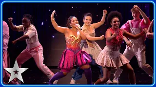The INCREDIBLE cast of & Juliet ROAR with Katy Perry track | Semi-Finals | BGT 2024