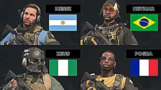 Warzone 2.0 - All Operators Nationality