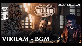 VIKRAM - Title Teaser BGM | Kamal Haasan | Lokesh Kanagaraj | Anirudh | Allan Preetham