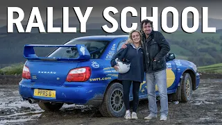 Richard Hammond teaches his daughter how to rally a Subaru!