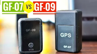 GF 07 vs GF 09 Mini GPS tracker TEST  ( Precision )