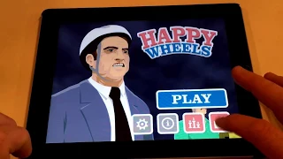 Happy Wheels Mobile APP Review & Gameplay - IOS Ipad Iphone - Game - FREE