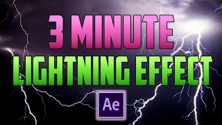 After Effects CC : How to Create a Lightning Strike Effect