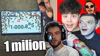 REACTIA TUTUROR YouTuberilor ROMANI la 1 MILION de ABONATI🎉📀