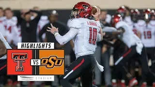 Texas Tech vs No. 15 Oklahoma State Football Highlights (2018) | Stadium