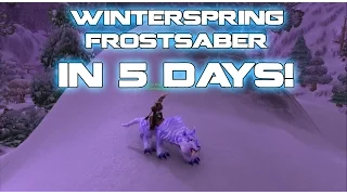 Get Your Winterspring Frostsaber FAST!