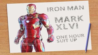 IRON MAN Armor Mark XLVI 1 Hour Suit Up