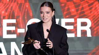 hailee steinfeld’s acceptance speech at the astra film awards