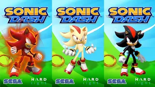 Sonic Dash - Super Shadow vs Shadow vs Chaos Shadow vs All Bosses Zazz Eggman - Gameplay