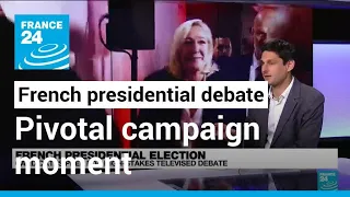 French presidential debate: A pivotal campaign moment for the candidates • FRANCE 24 English