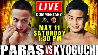 🔴LIVE Vince Paras vs Hiroto Kyoguchi Full Fight Commentary | FLYWEIGHT Bout - 10 Rounds