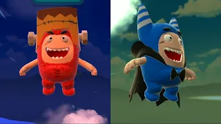 Oddbods Turbo Run - Halloween Fuse vs Halloween Pogo Gameplay Android, iOS | Kick Tom