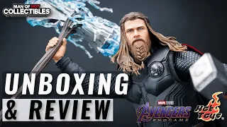 Hot Toys THOR Avengers Endgame Unboxing and Review