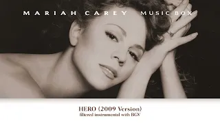 Mariah Carey - Hero (2009 Version) (Filtered instrumental with BGV) #MusicBox30