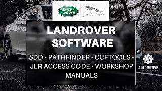 LANDROVER SOFTWARE FULL | JLR SDD, PATHFINDER , JLR ACCESS CODE , CCF TOOLS, WORKSHOP MANUALS