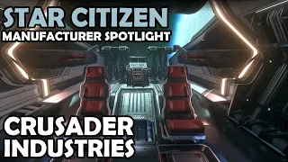 Crusader Industries – A Journey Worth Taking | Manufacturer Spotlight | Star Citizen 3.16 4K