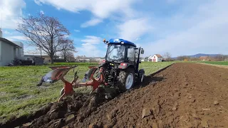 LOVOL 754 III & KVERLAND 2×16 #agriculture #farming #lovol #traktor #kverneland #oranje