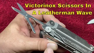 Leatherman Wave Modification : Adding Victorinox Scissors