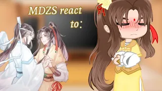 MDZS react to zhuling|part 1|[|°Gacha universal°|]