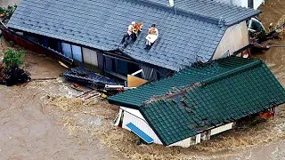 Scary flash flood, Mother nature angry caught on camera, Planet earth USA,