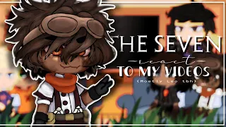 || THE SEVEN reacts TO MY VIDEOS (mostly Leo ngl) || PJO/HoO || •Tucinektuca•