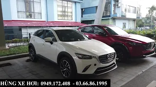 Chi Tiết Mazda CX3 Bản Deluxe Màu Trắng 2024 | Gầm Cao, Nhập Khẩu, Giá Chi 569TR Tại Mazda Bắc Ninh