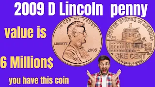 Rare 2009 D Lincoln Penny Worth Millions !