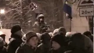 Блокування на Лютеранській 1 - Євромайдан 9 грудня